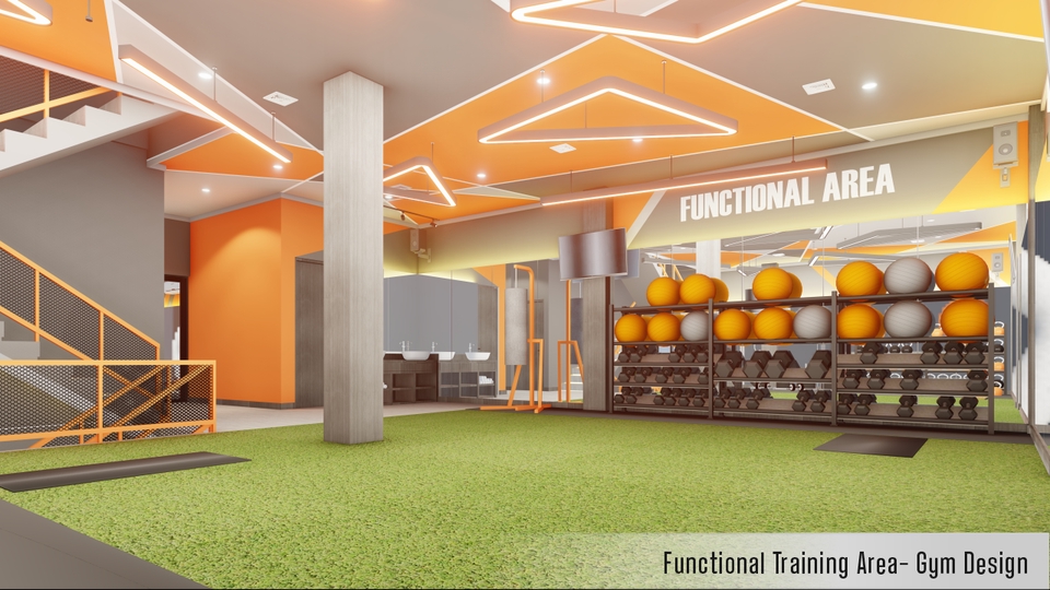 3D & Perspektif - Desain Interior & Furnitur (3D+Render+Gambar Kerja) Rumah Tinggal, Apartemen, Cafe dan Kantor - 11