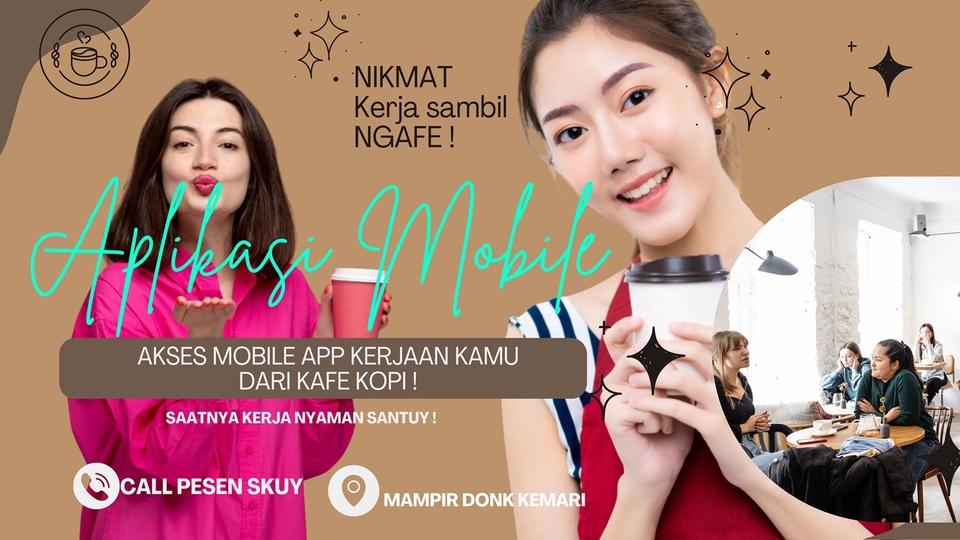 Jasa pembuatan aplikasi mobile untuk kafe dan restoran, aplikasi android, aplikasi iOS, pemesanan makanan, daftar menu,  sistem kasir online