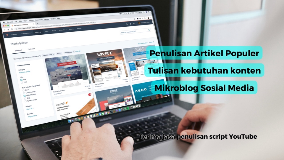 Penulisan Konten - Jasa Tulis Artikel Populer, Penulisan Konten Sosial Media, dan Mikroblog - 1