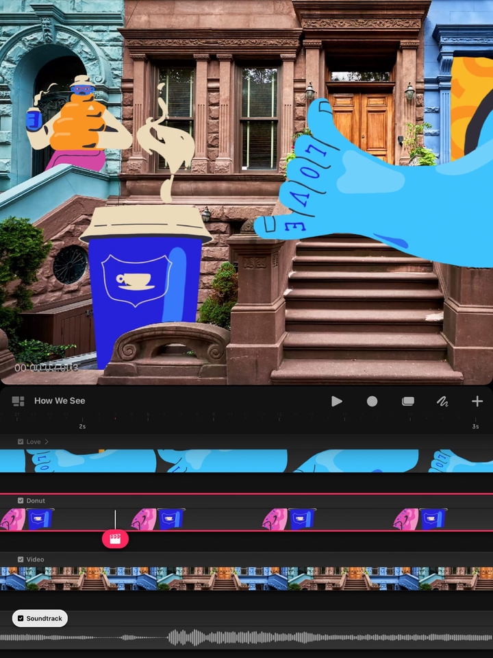 Jasa pembuatan animasi 3d untuk platform freelancer, menampilkan karakter animasi dan cuplikan video 3d