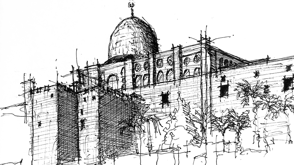 Gambar dan Ilustrasi - SKETSA ARSITEKTUR, URBAN, LANSKAP & KONSEP - 12
