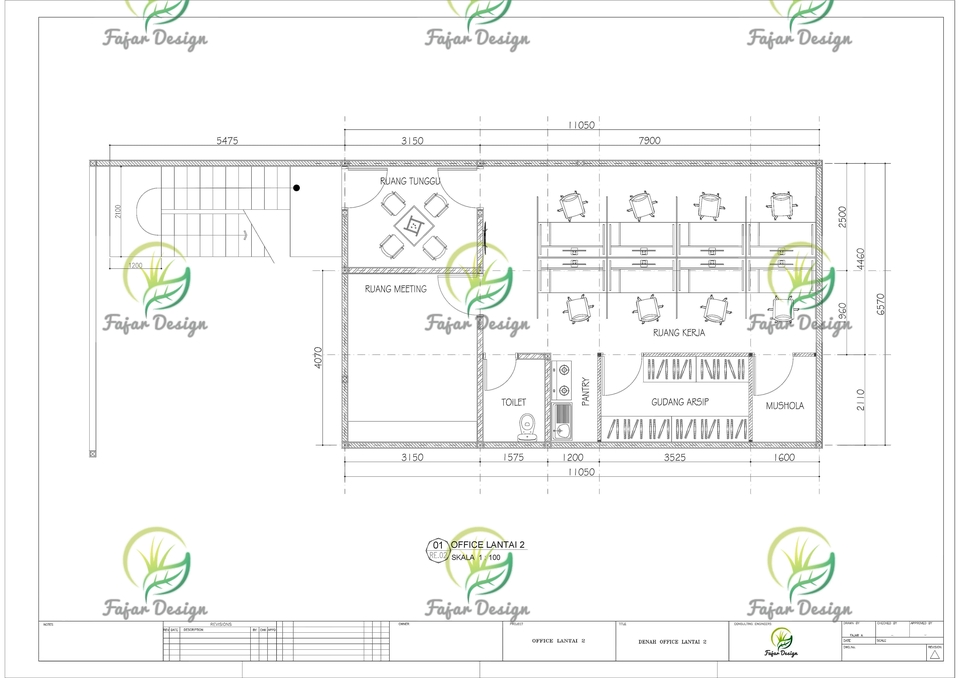 CAD Drawing - Desain Bangunan Atau Gambar Kerja Dalam Bentuk 2D - 4