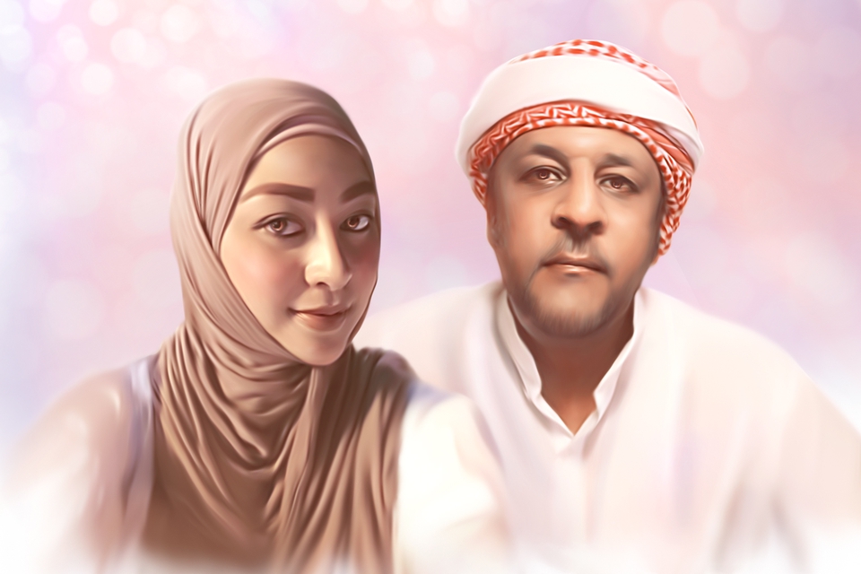 วาดภาพเหมือน Portrait - วาดรูปเหมือนจากภาพถ่าย Digitalpaint - 10