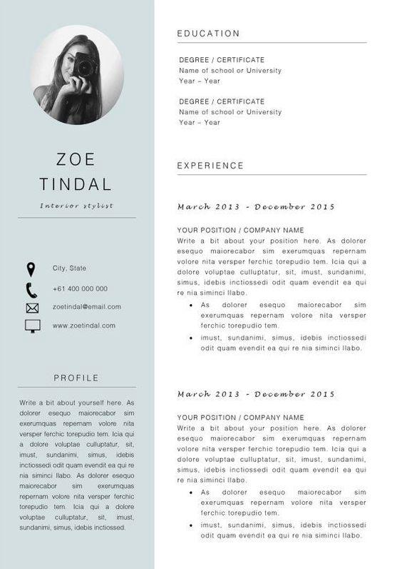 Portfolio & Resume - resume design by designer - 11