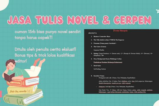 Jasa Content Writer dan Pembuat Artikel Profesional - Ghostwritting : Jasa tulis novel, cerpen berbagai genre 1rb kata hanya 15rb saja!
