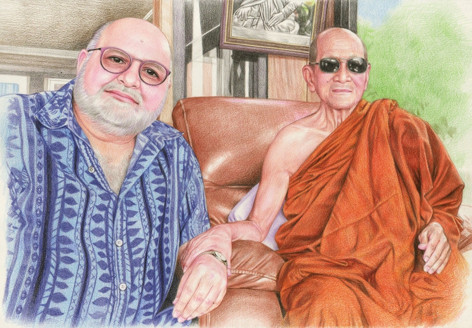วาดภาพเหมือน Portrait - รับวาดภาพเหมือน งานสีไม้-งานดินสอ ขาว-ดำ - 25
