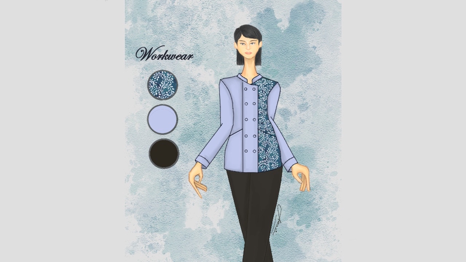 Desain Kaos & Motif - FASHION DESIGN, FASHION ILLUSTRATION & TECHNICAL DRAWING - 1