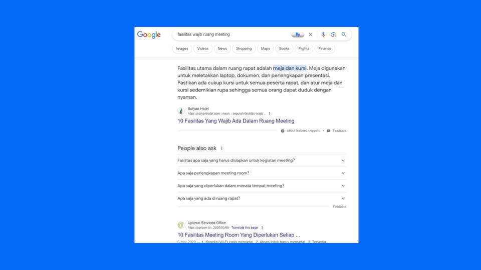 10 Fasilitas Yang Wajib Ada Dalam Ruang Meeting - Jasa Copywriting Profesional untuk Website - Content Writing - Freelance Writer - Indonesia