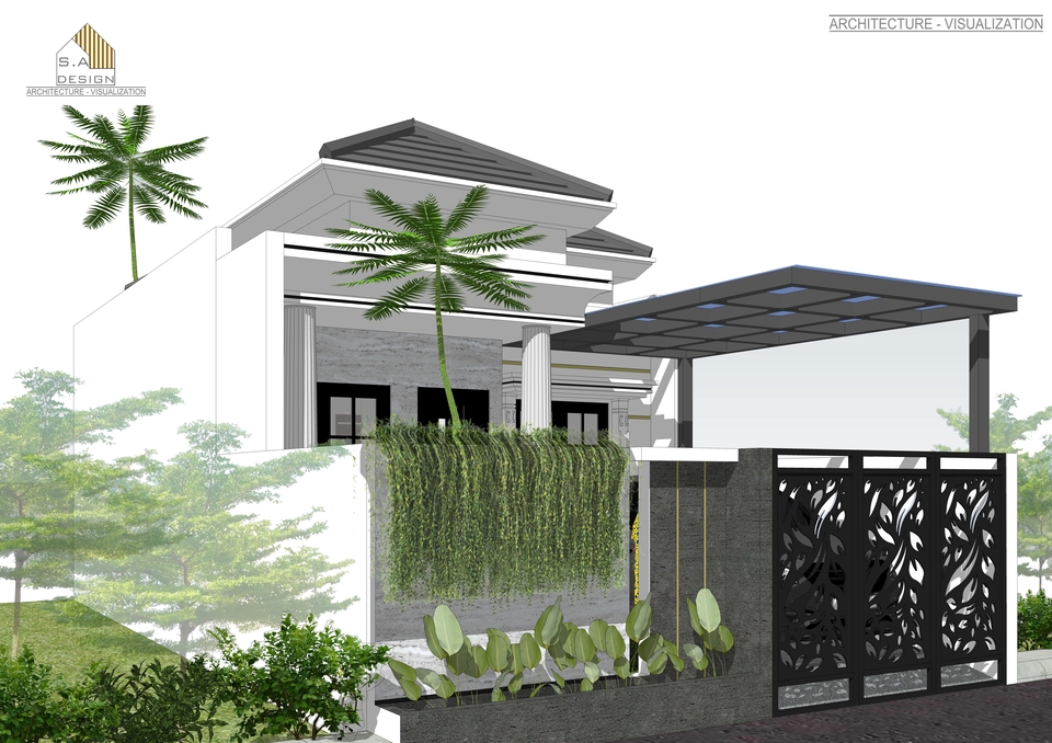 3D & Perspektif - Jasa Desain Rumah Arsitek 3D Rendering Visualisasi  - 21