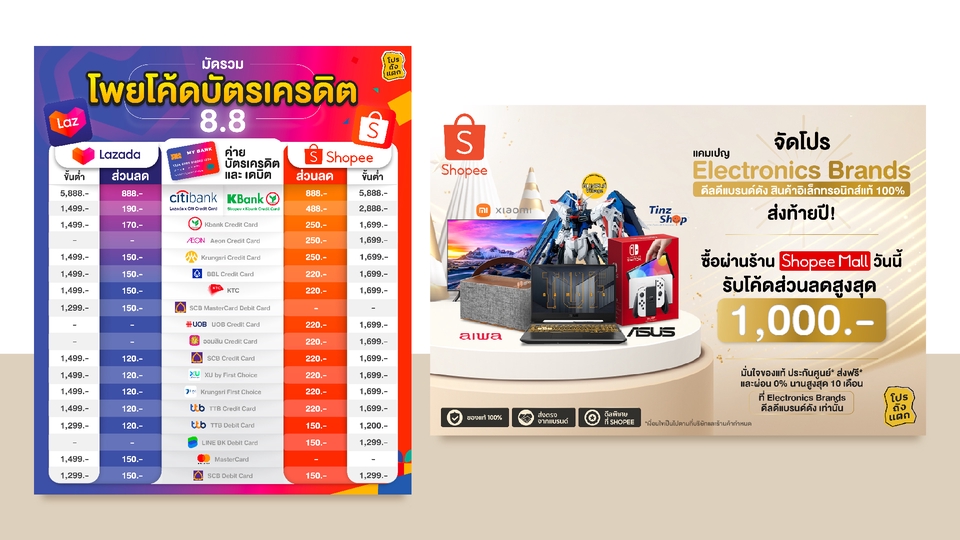 Banner โฆษณา - รับออกแบบภาพสื่อโฆษณา สื่อออนไลน์ โซเชียลมีเดีย FB/LINE/IG - 19