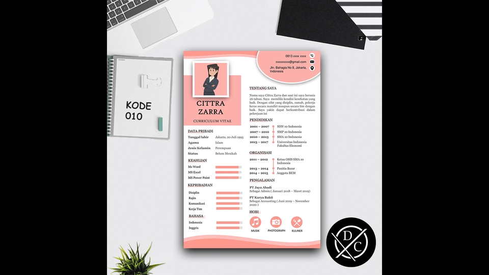 Portfolio & Resume - Desain CV/Resume Menarik Portofolio Professional ( 1x 24 jam ) - 11