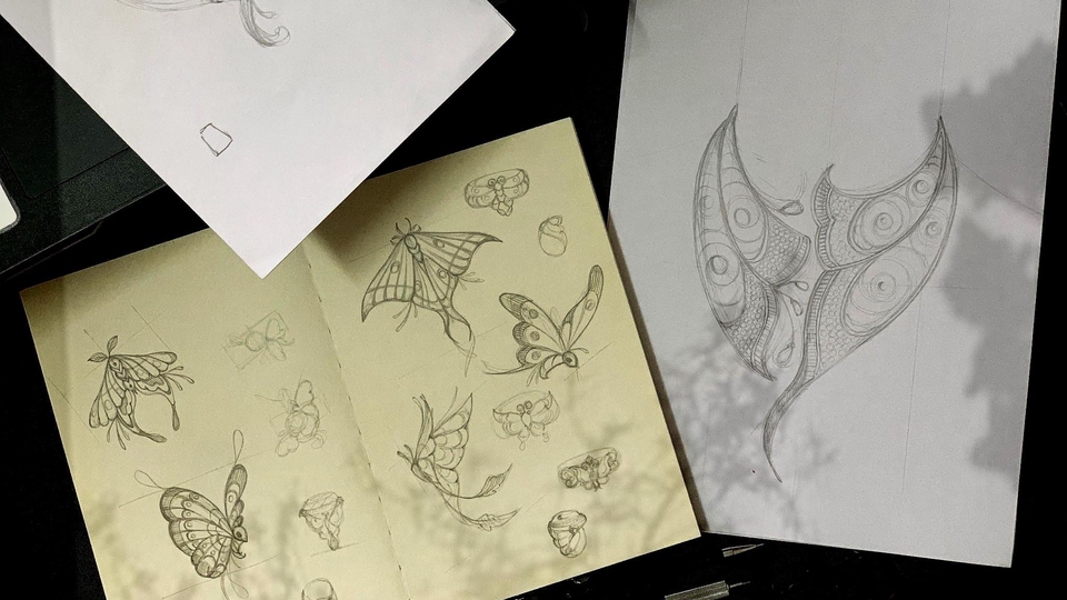 วาด/ออกแบบแพทเทิร์นเสื้อผ้า - ออกแบบเครื่องประดับ - 9