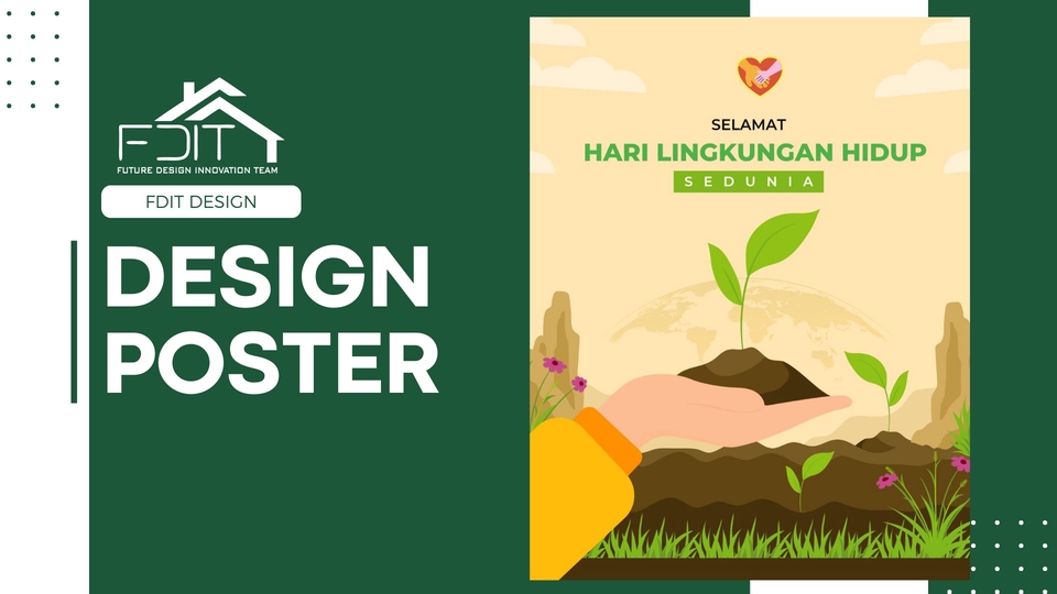 FDIT Poster : Transformasi Ide Menjadi Visual Menarik !