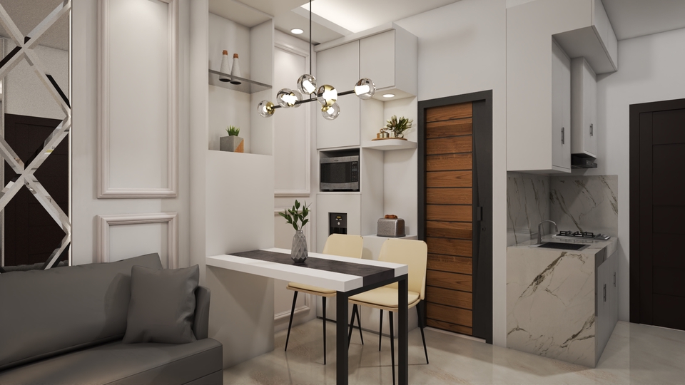 JASA INTERIOR DESIGN, FURNITURE PROSES CEPAT