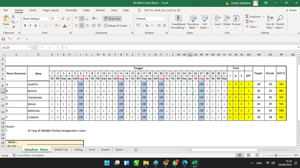 Entri Data - DATA ENTRY MS. WORD DAN MS. EXCEL (TUGAS, JURNAL, PEKERJAAN, DSB) - 1