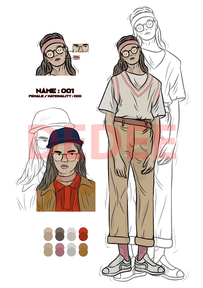 รับวาดรูปภาพประกอบตัวละคร คาแรคเตอร์ สไตล์การ์ตูน