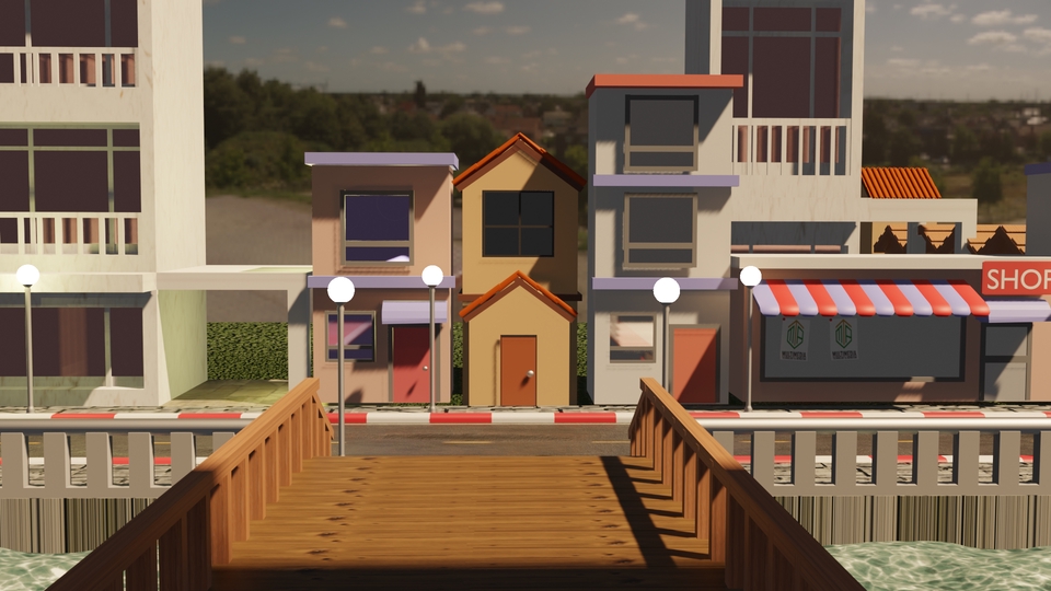 ทำโมเดล 3D - ออกแบบฉาก / ออกแบบูธ / และชิ้นงาน 3D - 5