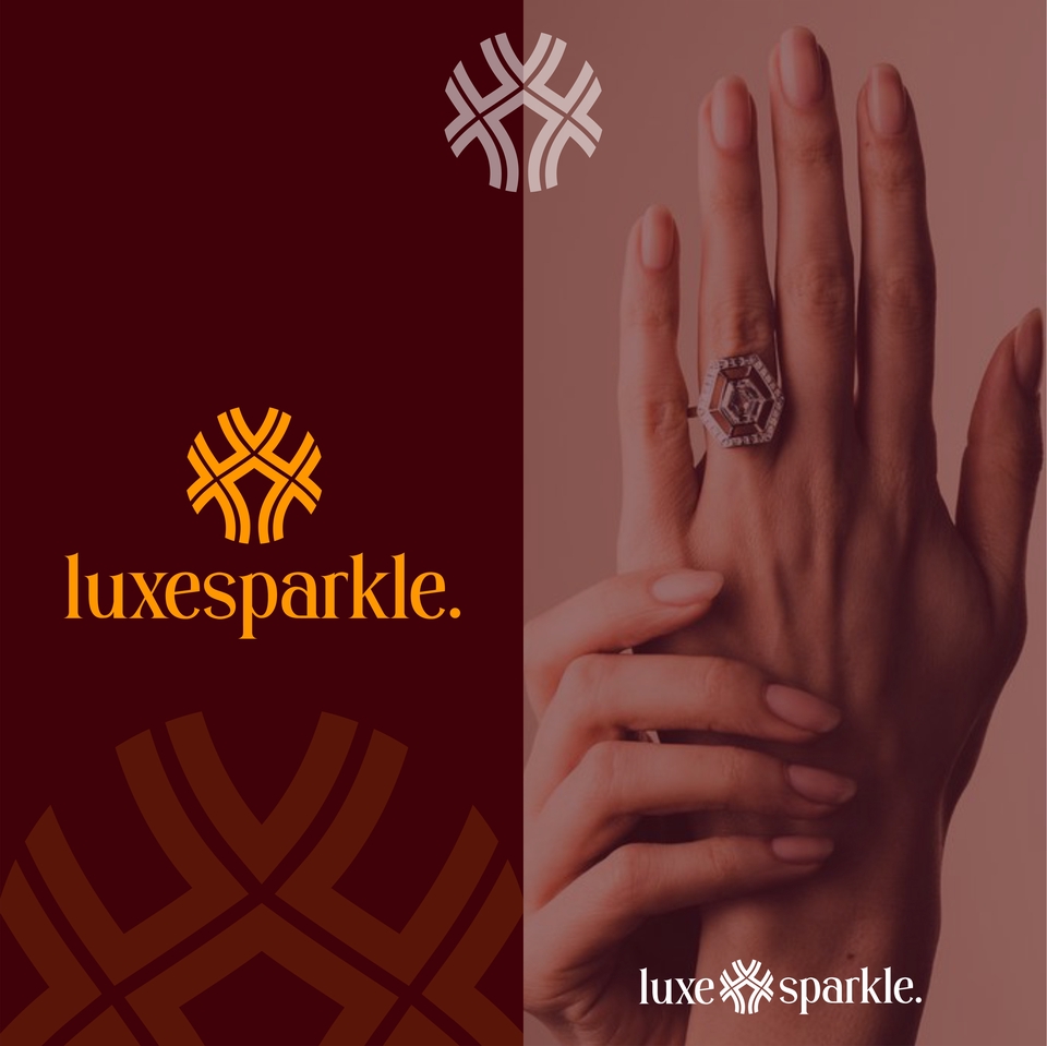 Desain logo lux sparkle, dengan konsep yang modern dan elegan untuk perusahaan atau brand Anda.