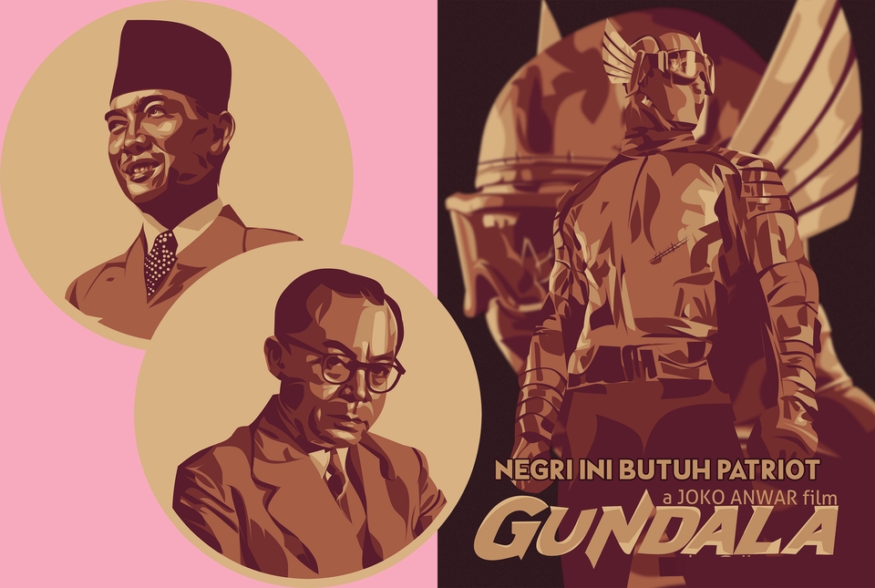 Gambar dan Ilustrasi - Desain Vector Illustrasi Retro Vintage Unik dan Keren!. - 4