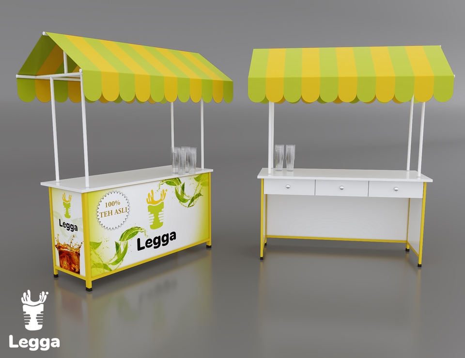 3D & Perspektif - DESAIN BOOTH PEMERAN DAN STAND KOMERSIAL - 15