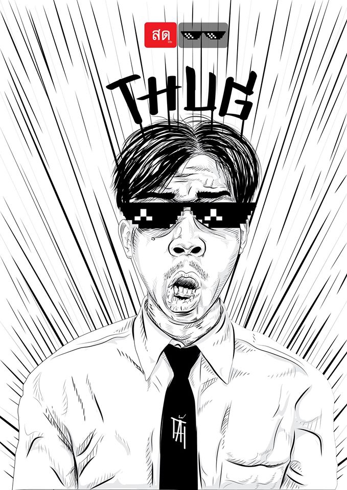 วาดภาพเหมือน Portrait - วาดภาพ Portrait Vector - 6