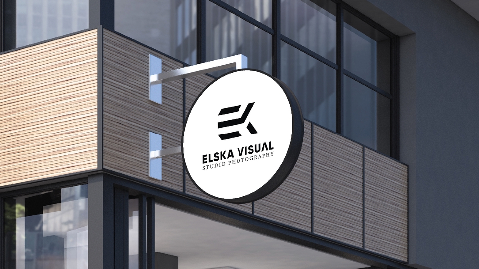 Logo Elksa Visual Studio Fotografi - Jasa Desain Logo Profesional di Indonesia