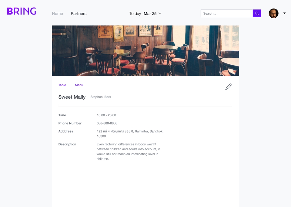 UX/UI Design for Web & App - POS for Admin งานออกแบบหน้าควบคุม ร้านอาหาร สำหรับ พนักงาน - 4