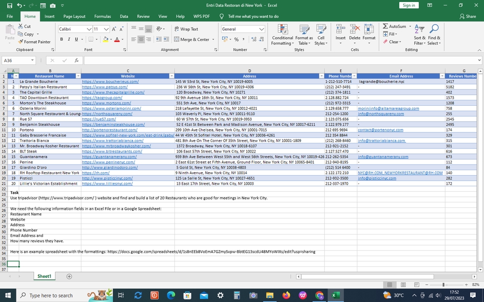 Entri Data - Jasa Pengerjaan Microsoft Excel dan Google Sheet - 3