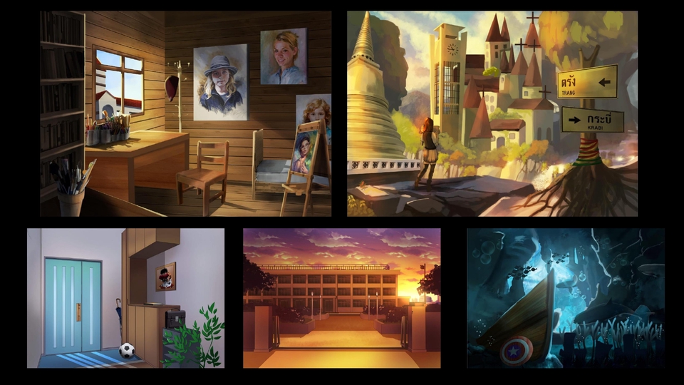 วาดภาพประกอบ - รับวาดภาพแนว Anime เป็นภาพประกอบ Concept Art - 4