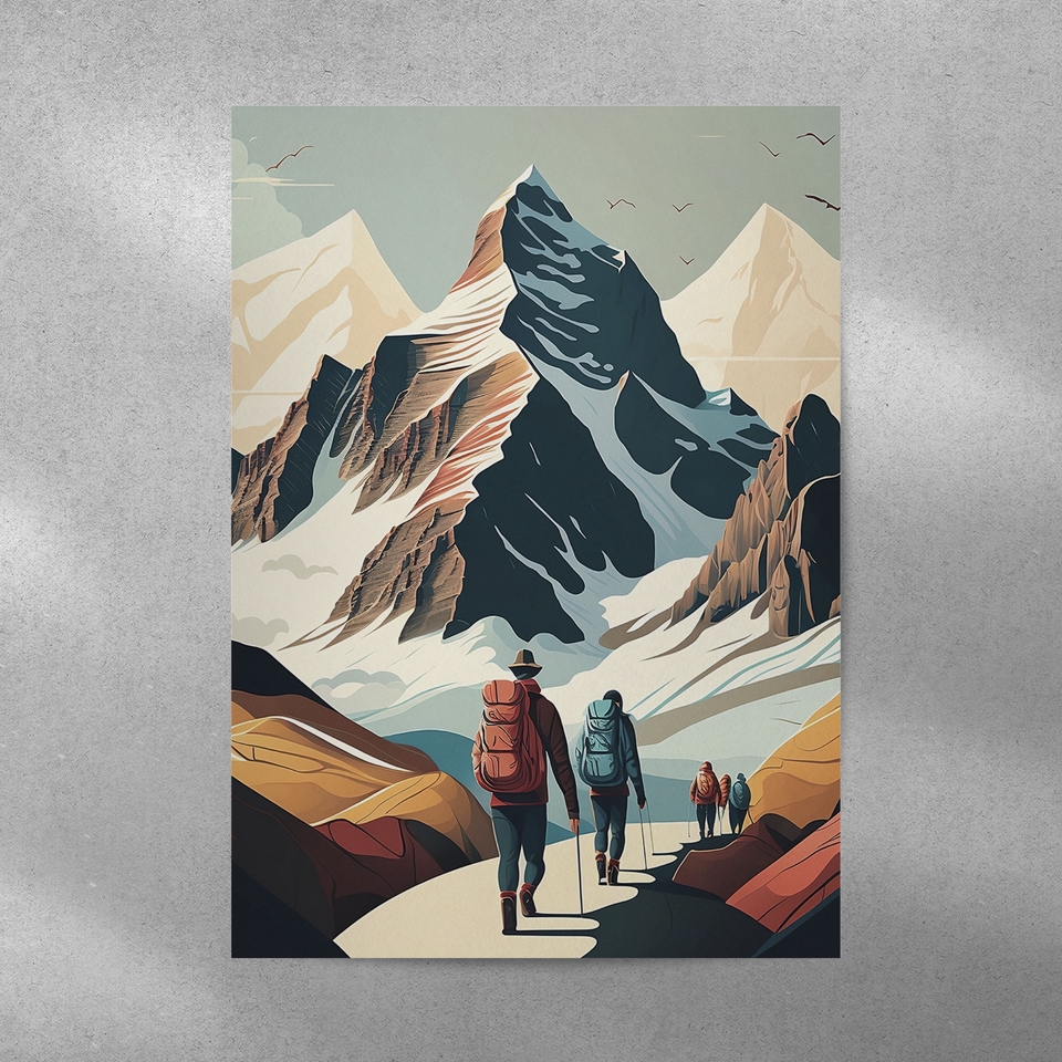 Gambar dan Ilustrasi - Membuat Ilustrasi Gambar Gunung untuk poster dan media lainya - 2