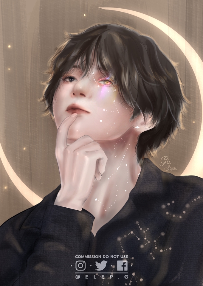 วาดแฟนอาร์ต - งานแฟนอาร์ต วาดภาพเหมือน portrait จากภาพวาด (ราคาไม่แพง) - 9