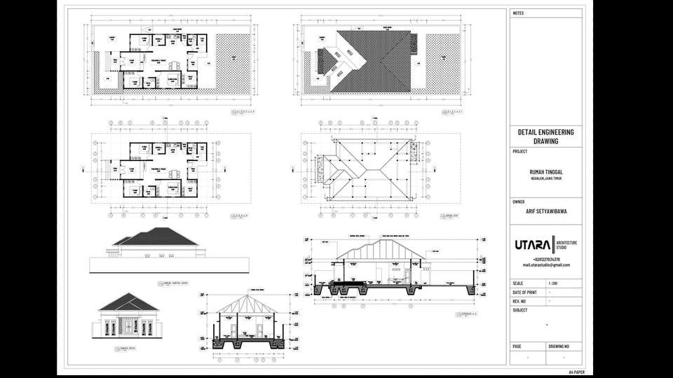 CAD Drawing - Gambar Kerja Autocad 2D - 1