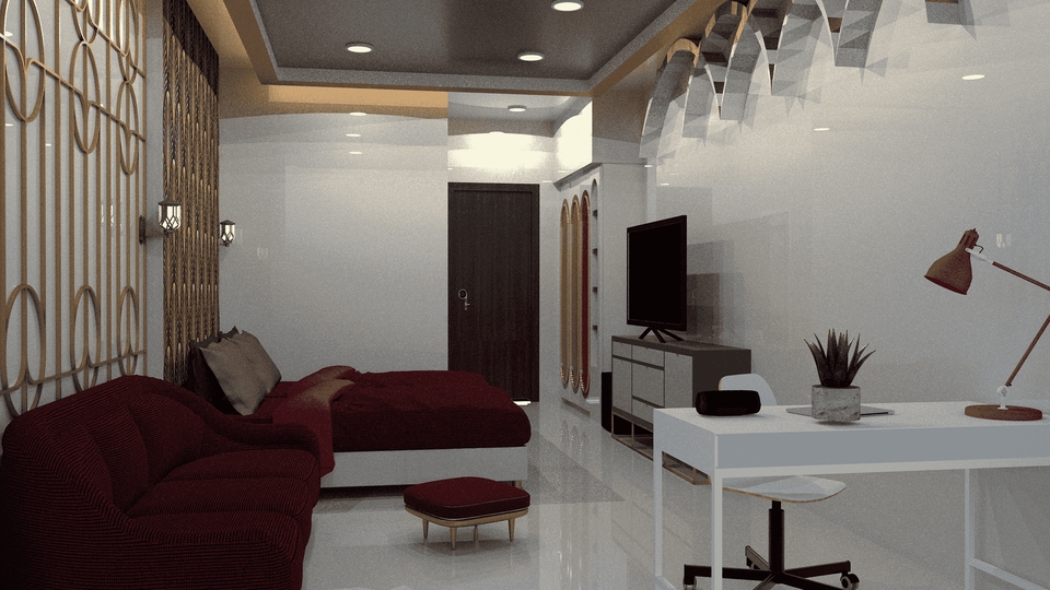 รับออกแบบ Interior Design / Perspective 3D / รับเขียนแบบภายใน