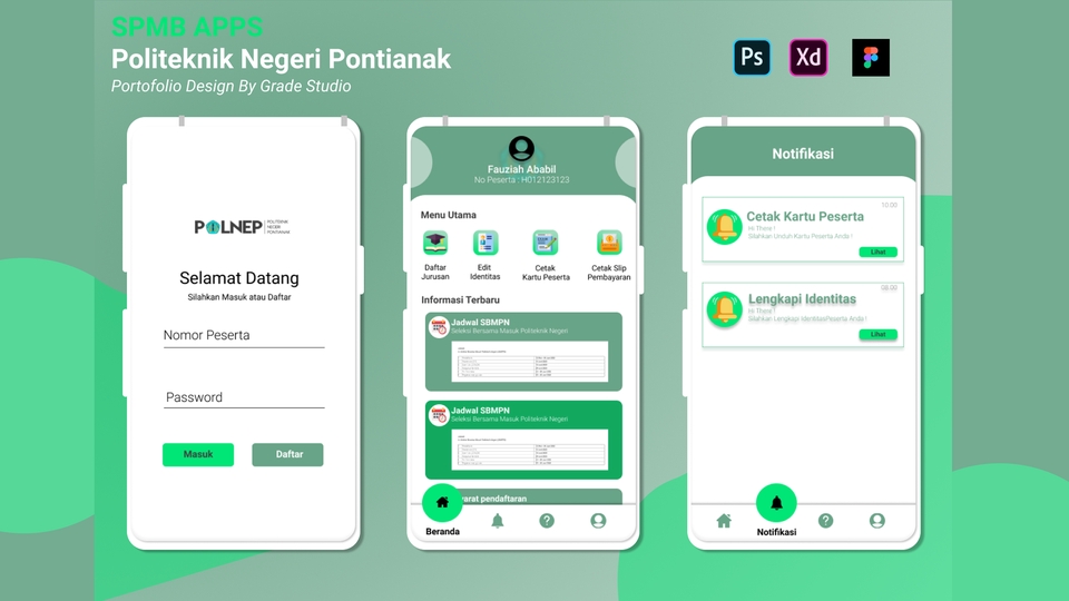 Aplikasi Ponsel - Design UI/UX Mobile Apps or Web Design with Figma and Prototype - 3