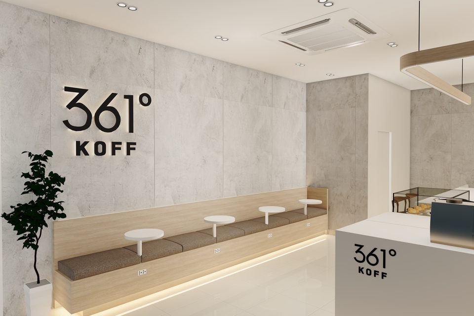 ออกแบบตกแต่งร้านกาแฟ 361 koff รับออกแบบร้าน รีโนเวทร้านกาแฟ ตกแต่งร้านกาแฟ