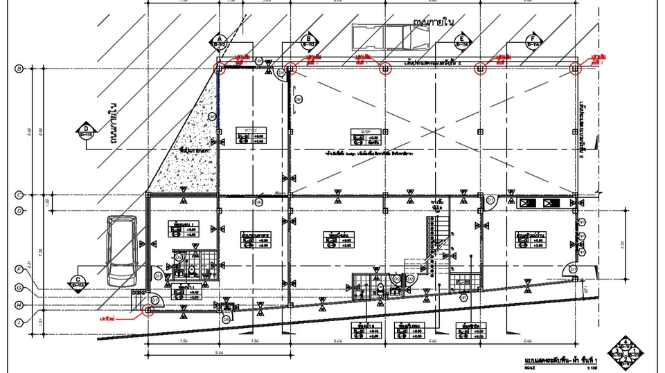 เขียนแบบวิศวกรรมและออกแบบโครงสร้าง - Draftsman - 1