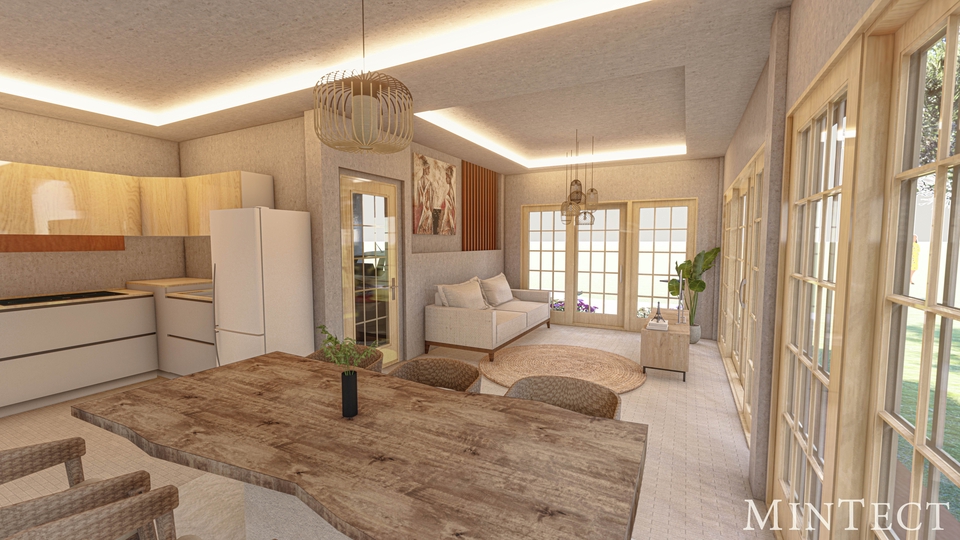 3D Perspective - ปั้นโมเดล 3D และ Render แบบภายในและภายนอก - 2