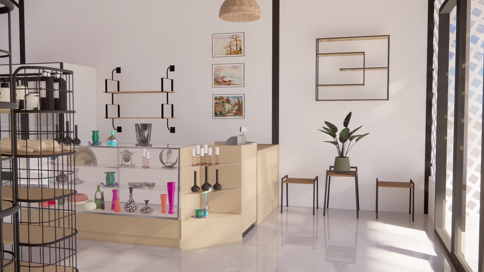 3D Perspective - รับปั้นโมเดล3D render enscape ทั้งภายนอกและภายในตัวอาคาร - 8