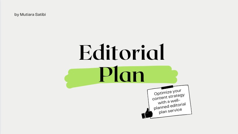 Digital Marketing - Editorial Plan - 1