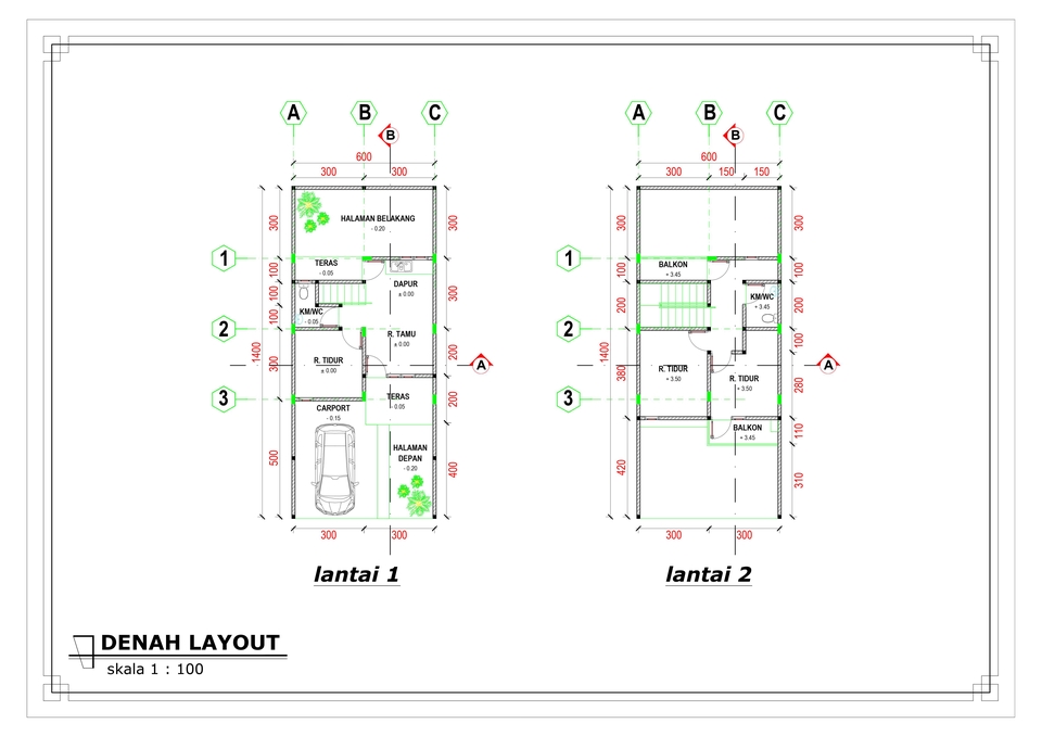 CAD Drawing - JASA GAMBAR 2D, 3D, RAB, IMB DLL - 2