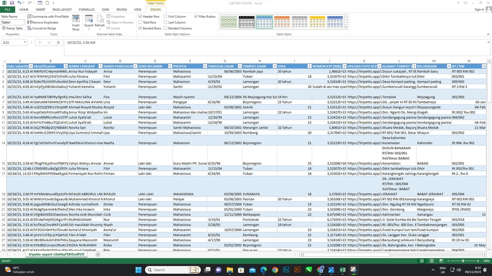Entri Data - Data Entry/Input Data Ms Excel (Rumus Vlokup, Hlokup, SUM dll) - 3