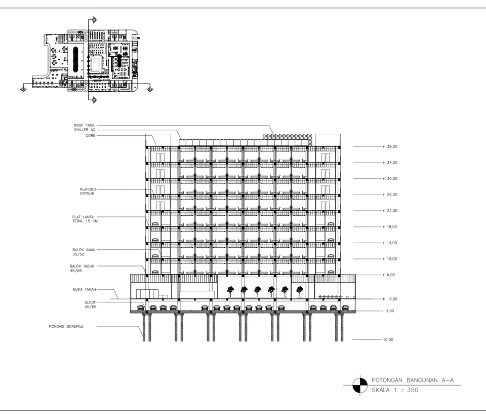 CAD Drawing - GAMBAR DED AUTOCAD LENGKAP - 6