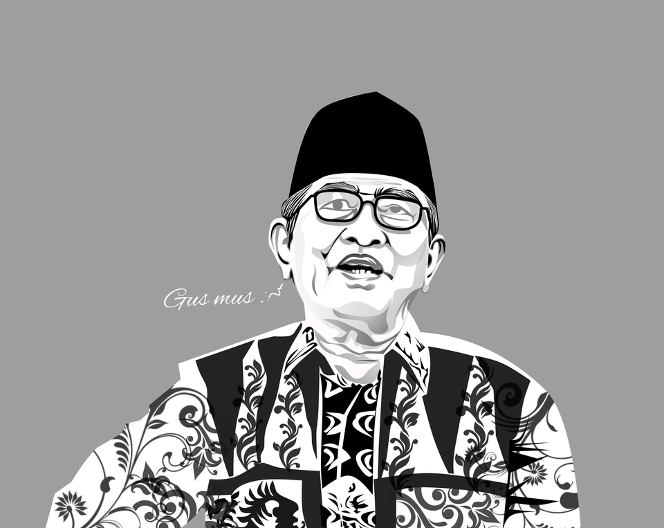 Gambar Potret - DESAIN LINE ART, 1 HARI JADI - 6