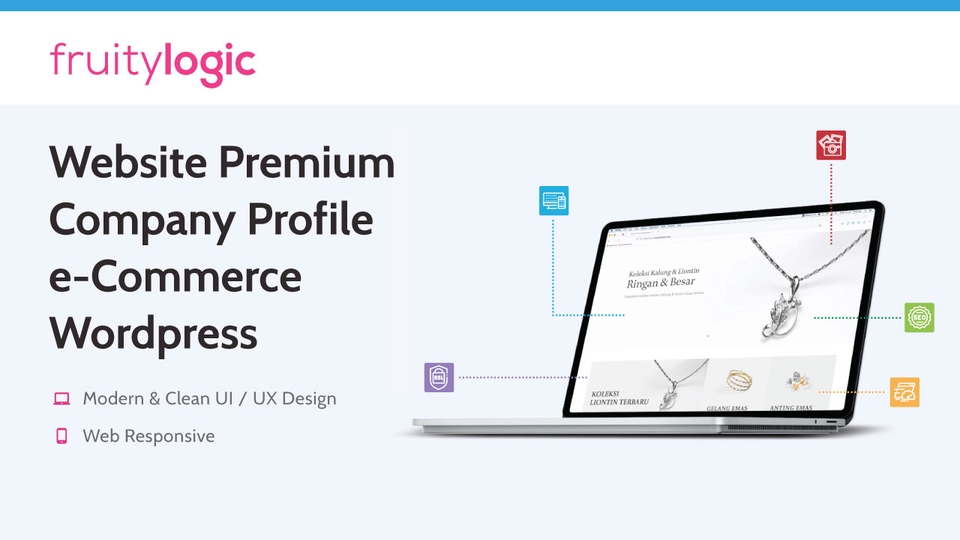 Web Development - Website E-Commerce / Company Profile dengan Wordpress atau custom programming - 1
