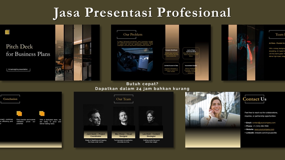 Jasa Desain Presentasi Profesional Powerpoint: Template Elegan untuk Bisnis