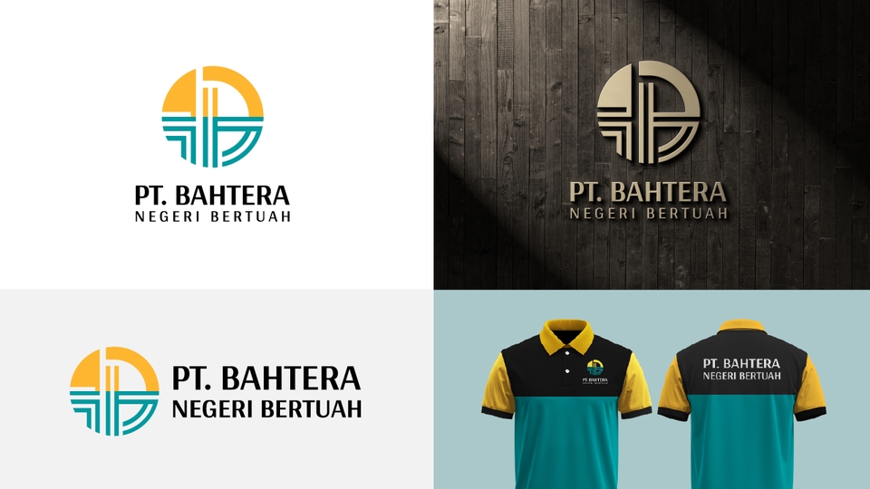 Jasa desain logo profesional, PT Bahtera Negeri Bertuah, desain logo perusahaan dan logo untuk website.
