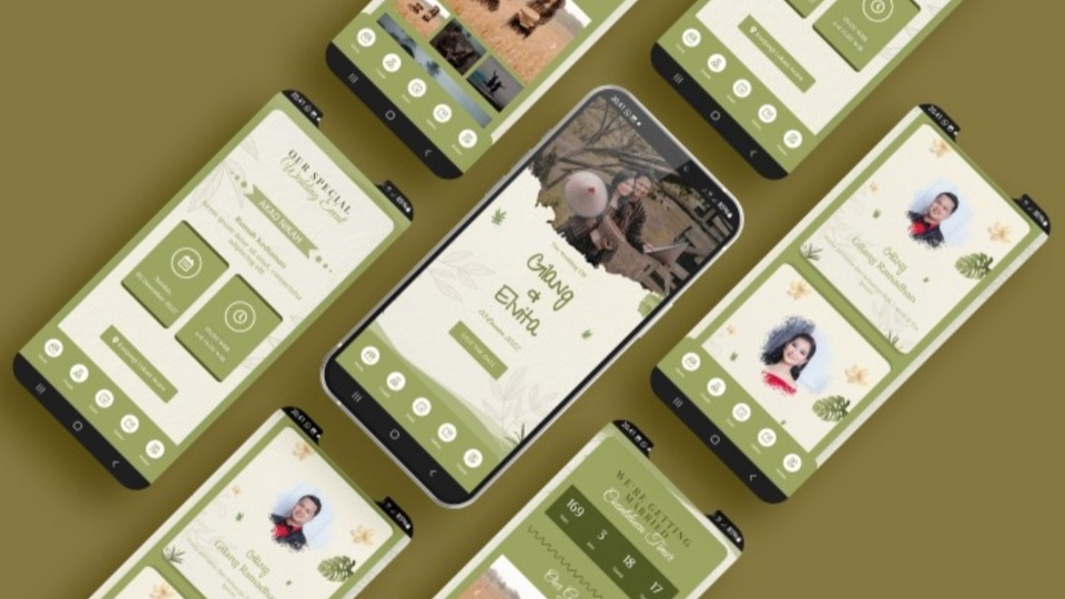Kartu Ucapan & Video - Desain Website Undangan Pernikahan - 1