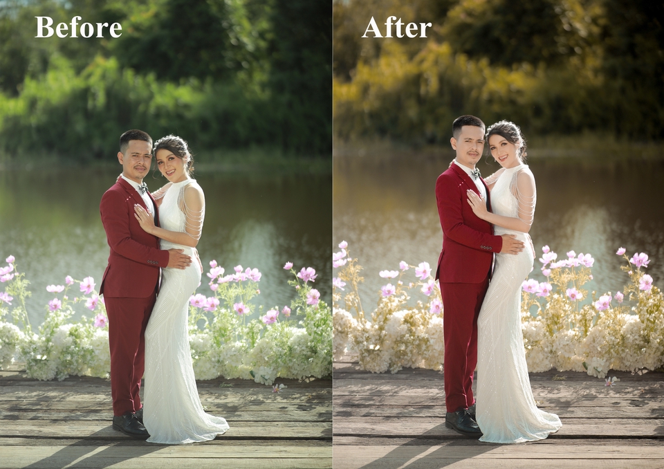ไดคัท & Photoshop - รีทัช/ไดคัท ออกแบบภาพด้วย Pre Wedding งานรับปริญญา - 7