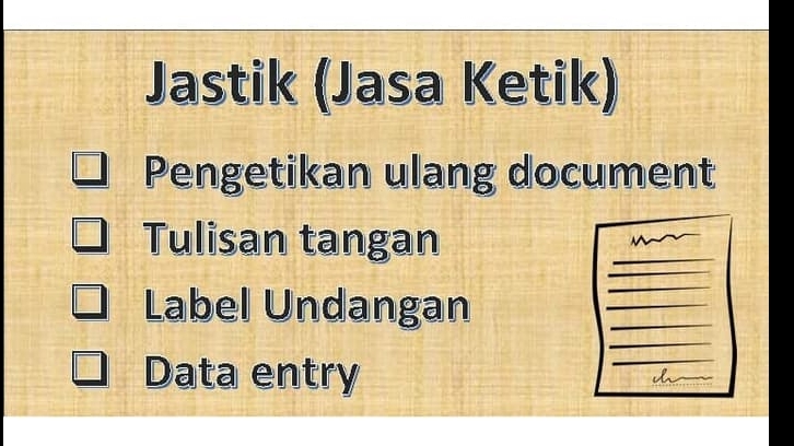 Jasa Pengetikan Online Cepat dan Akurat - PENGETIKAN ULANG, TUGAS SEKOLAH/TUGAS KULIAH (Word, Excel, Powerpoint)