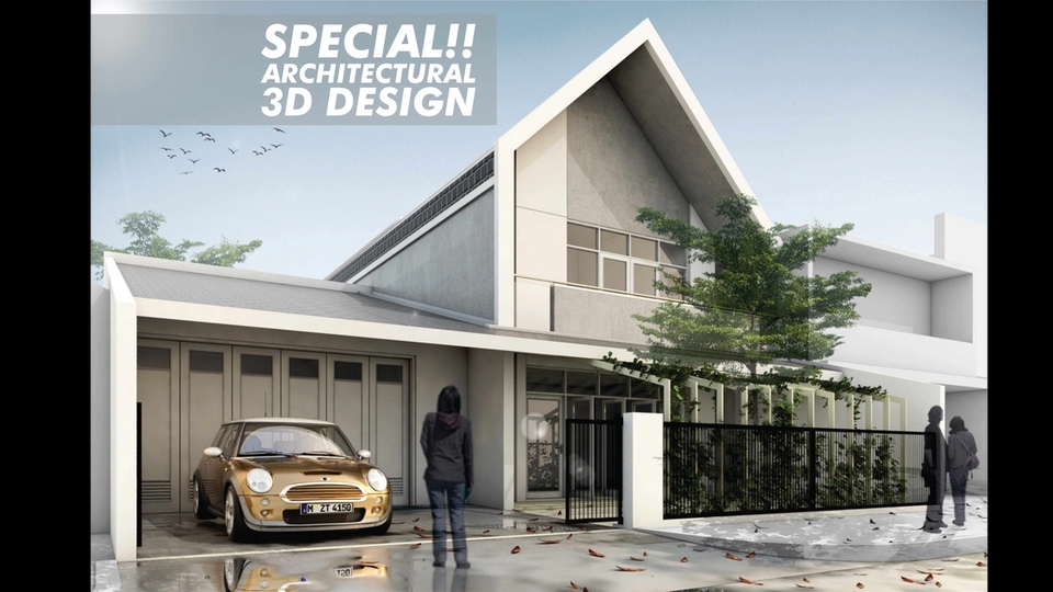 3D & Perspektif - Desain 3D Arsitektural  - 1